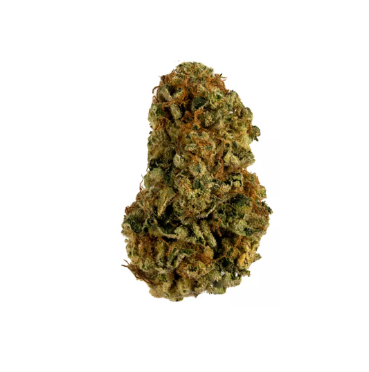 New York Sour Diesel cannabis flower 1/8 oz from KIND Cannabis, green frosty buds with classic diesel and citrus NYC strain aroma